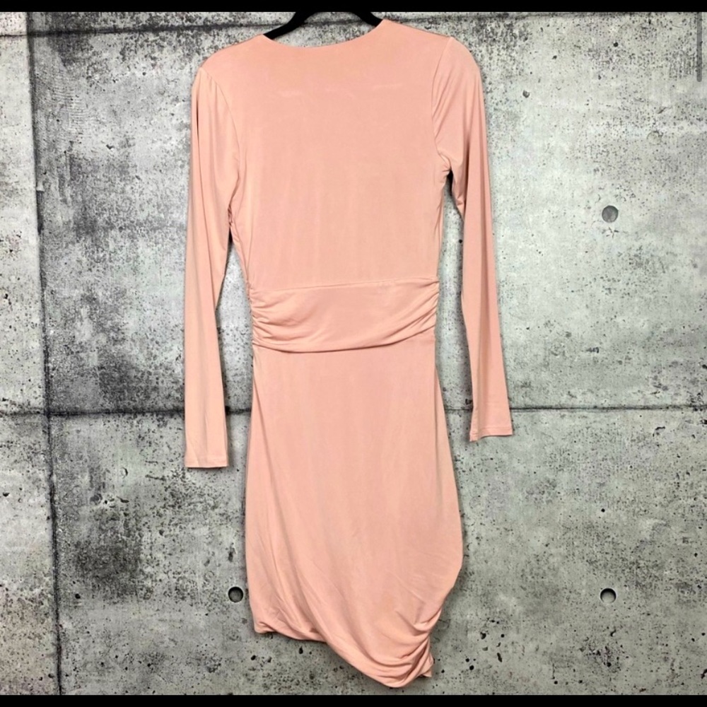 Revolve // NBD // Coco Deep V Ruched Mini Dress - Picture 3 of 3